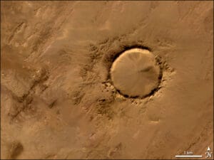 Tenoumer crater