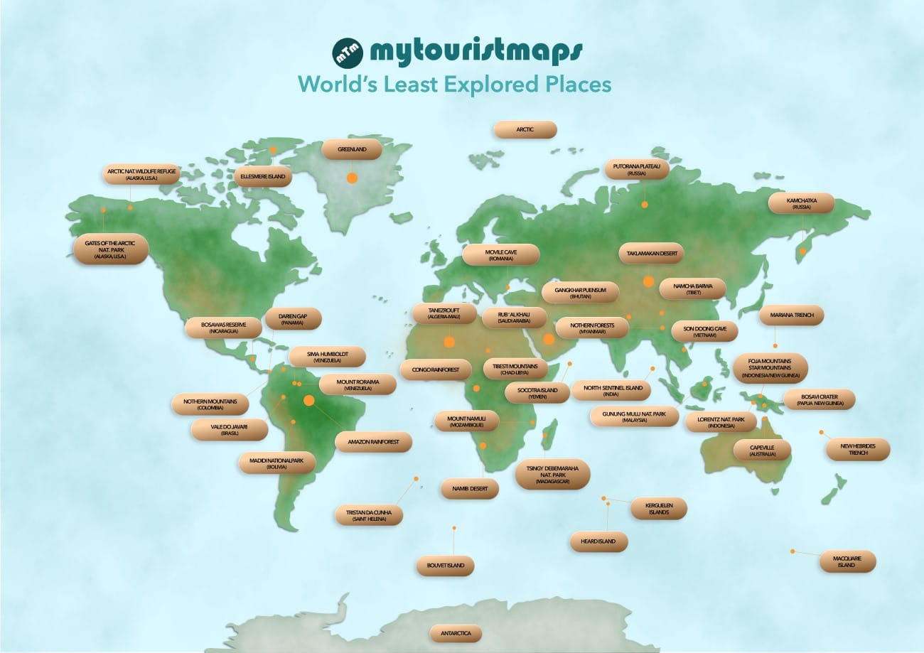 World’s Least Explored Places