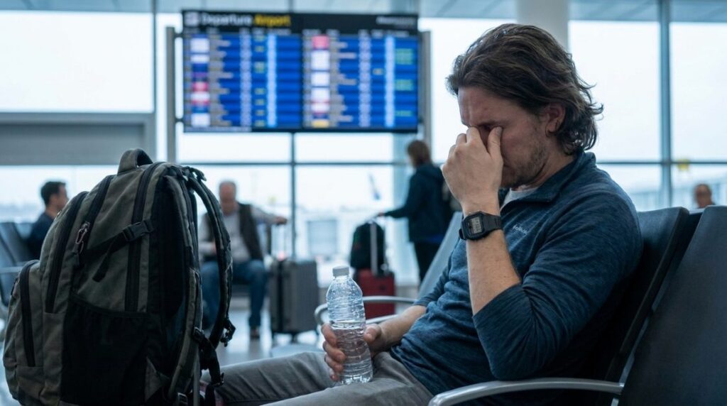 Airport traveller